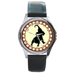 Elephant1 Round Metal Watch