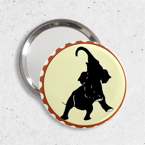 Elephant1 2.25  Handbag Mirror from ArtsNow.com Front