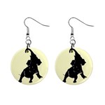 Elephant1 1  Button Earrings