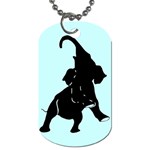 Elephant1 Dog Tag (One Side)