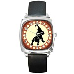 Elephant1 Square Metal Watch