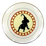 Elephant1 Porcelain Plate