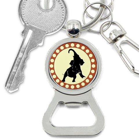 Elephant1 Bottle Opener Key Chain from ArtsNow.com Front