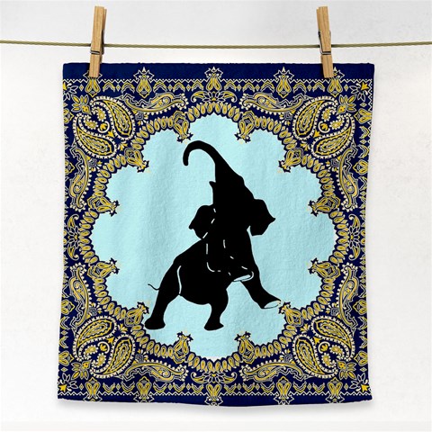 Elephant1 Face Towel from ArtsNow.com Front