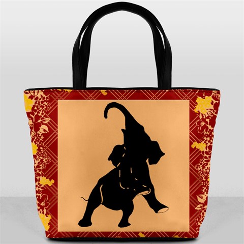 Elephant1 Bucket Bag from ArtsNow.com Front