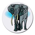 Elephant 2 - Round Mousepad