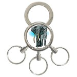 Elephant 2 - 3-Ring Key Chain