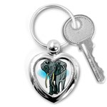 Elephant 2 - Key Chain (Heart)