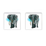 Elephant 2 - Cufflinks (Square)