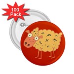 Funky sheep 2.25  Button (100 pack)