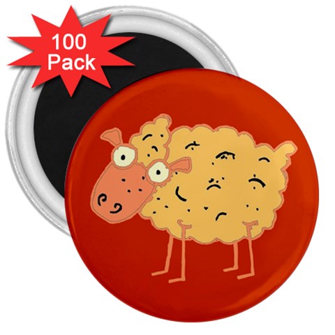 Funky sheep 3  Magnet (100 pack) from ArtsNow.com Front