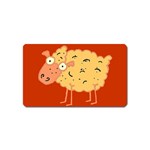 Funky sheep Magnet (Name Card)