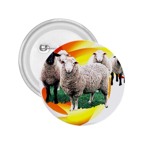 Flock 2.25  Button from ArtsNow.com Front
