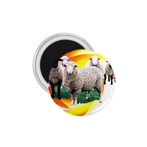Flock 1.75  Magnet from ArtsNow.com Front