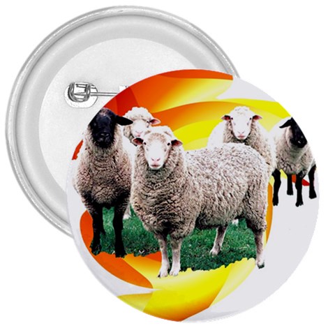 Flock 3  Button from ArtsNow.com Front