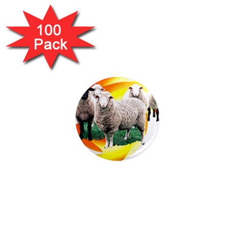 Flock 1  Mini Magnet (100 pack)  from ArtsNow.com Front
