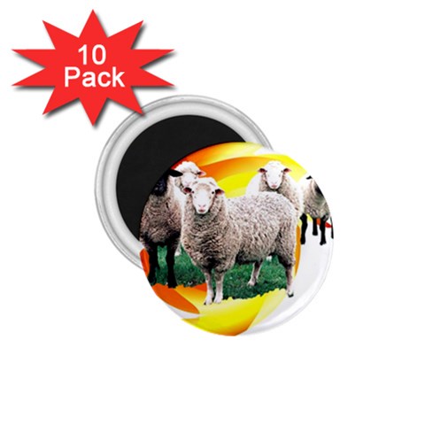 Flock 1.75  Magnet (10 pack)  from ArtsNow.com Front