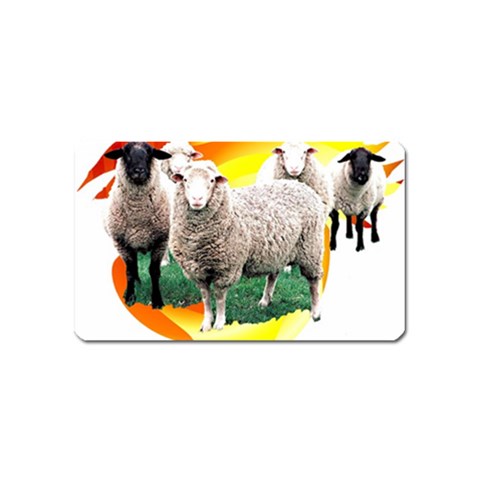 Flock Magnet (Name Card) from ArtsNow.com Front
