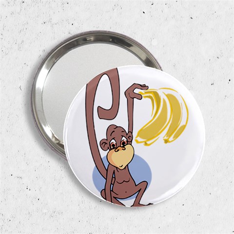 Banana monkey 2.25  Handbag Mirror from ArtsNow.com Front