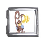 Banana monkey Mega Link Italian Charm (18mm)