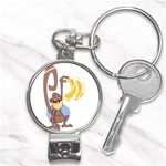 Banana monkey Nail Clippers Key Chain