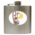 Banana monkey Hip Flask (6 oz)