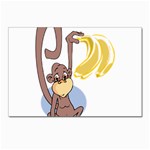 Banana monkey Postcards 5  x 7  (Pkg of 10)