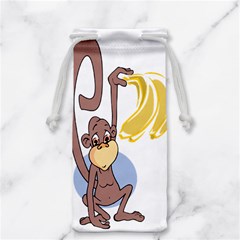 Banana monkey Jewelry Bag from ArtsNow.com Back
