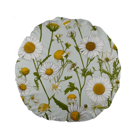 Sunflowers Standard 15  Premium Round Cushions from ArtsNow.com Front