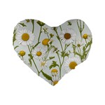 Sunflowers Standard 16  Premium Heart Shape Cushions
