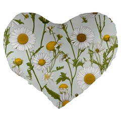 Sunflowers Large 19  Premium Heart Shape Cushions from ArtsNow.com Back