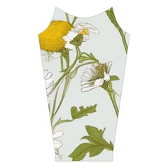 Sunflowers Velvet Long Sleeve Shoulder Cutout Dress from ArtsNow.com Right Sleeve