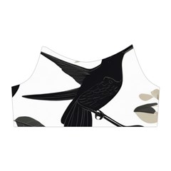 Blackbirds Shoulder Cutout Velvet One Piece from ArtsNow.com Right Sleeve