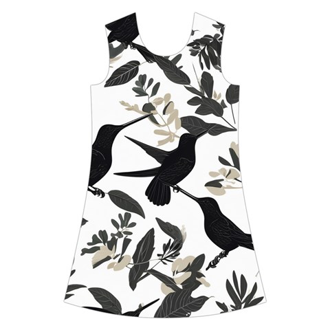 Blackbirds Kids  Short Sleeve Velvet Dress from ArtsNow.com Front