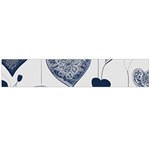Blue Hearts Large Premium Plush Fleece Scarf 