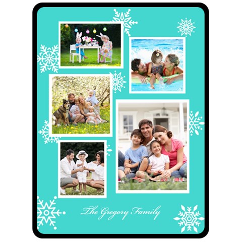 Family Name Large Blanket Fleece Blanket (Large) from ArtsNow.com 80 x60  Blanket Front