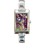 Design 10 Rectangular Italian Charm Watch