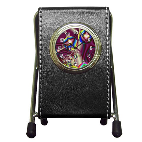 Design 10 Pen Holder Desk Clock from ArtsNow.com Front