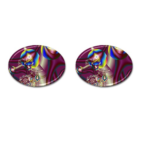 Design 10 Cufflinks (Oval) from ArtsNow.com Front(Pair)