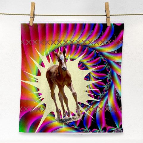 Foal 2 Face Towel from ArtsNow.com Front