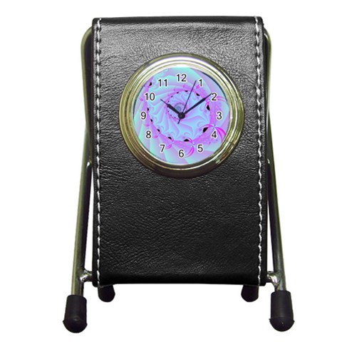 Foal 2 Pen Holder Desk Clock from ArtsNow.com Front