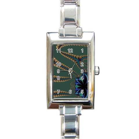 Foal 2 Rectangular Italian Charm Watch from ArtsNow.com Front
