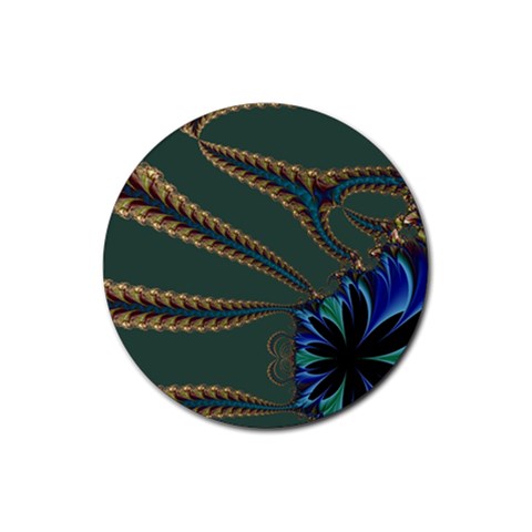 Foal 2 Rubber Round Coaster (4 pack) from ArtsNow.com Front
