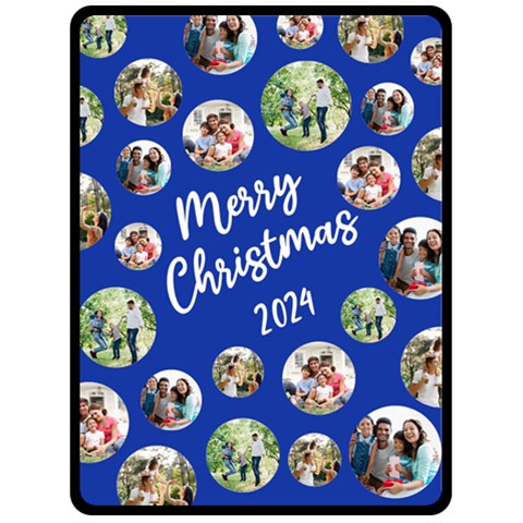 Christmas Family Large Blanket Fleece Blanket (Large) from ArtsNow.com 80 x60  Blanket Front