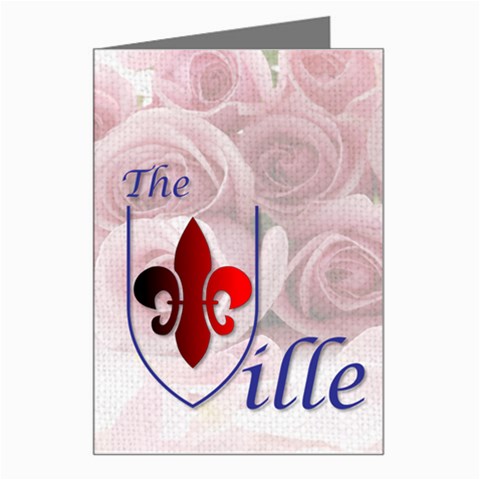 Spirit of The Ville Greeting Card from ArtsNow.com Left