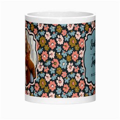 Couple Photo Floral Name Mug Morph Mug from ArtsNow.com Center
