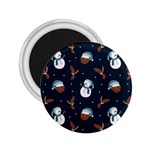 Santa Snowman 2.25  Magnets