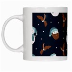 Santa Snowman White Mug