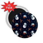 Santa Snowman 2.25  Magnets (10 pack) 