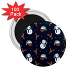 Santa Snowman 2.25  Magnets (100 pack) 